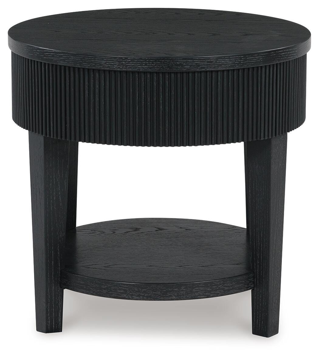 Marstream Black Coffee Table and End Table- Viva Furn