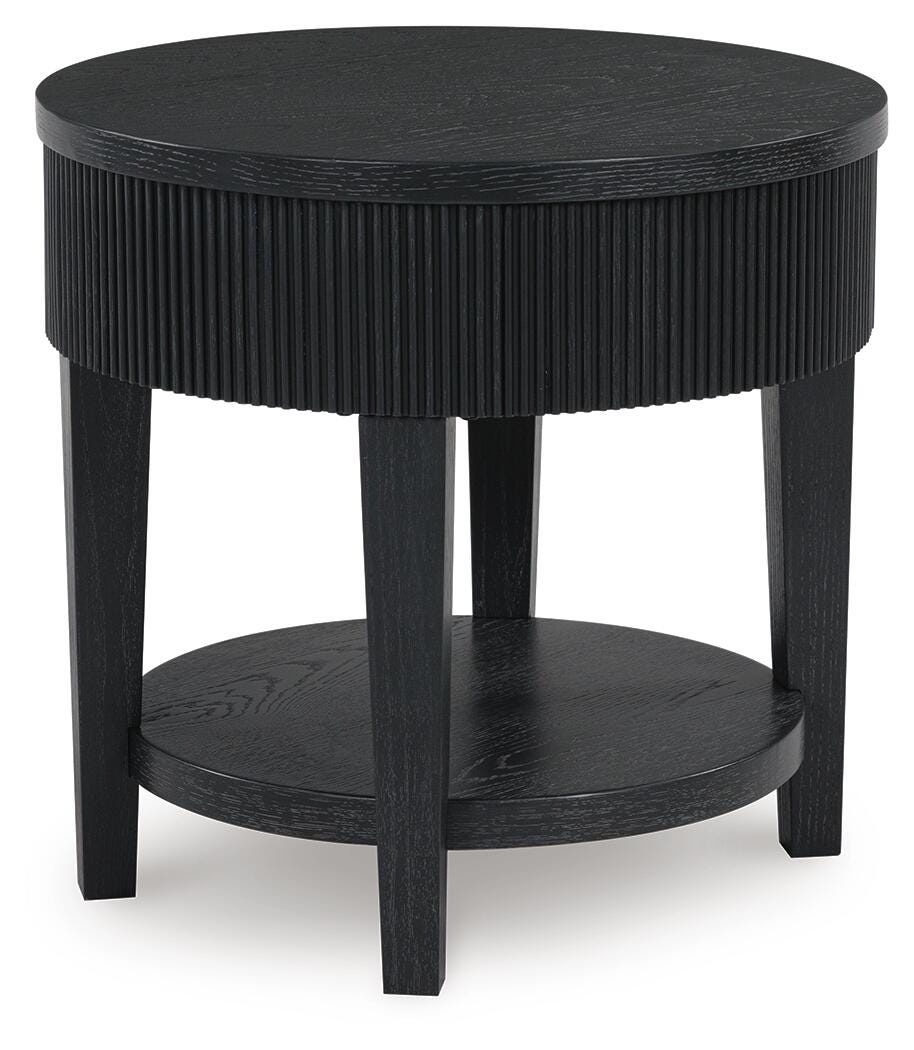 Marstream Black Coffee Table and End Table- Viva Furn