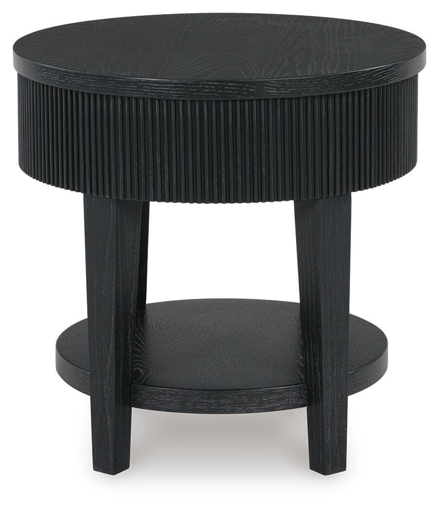 Marstream Black Coffee Table and End Table- Viva Furn