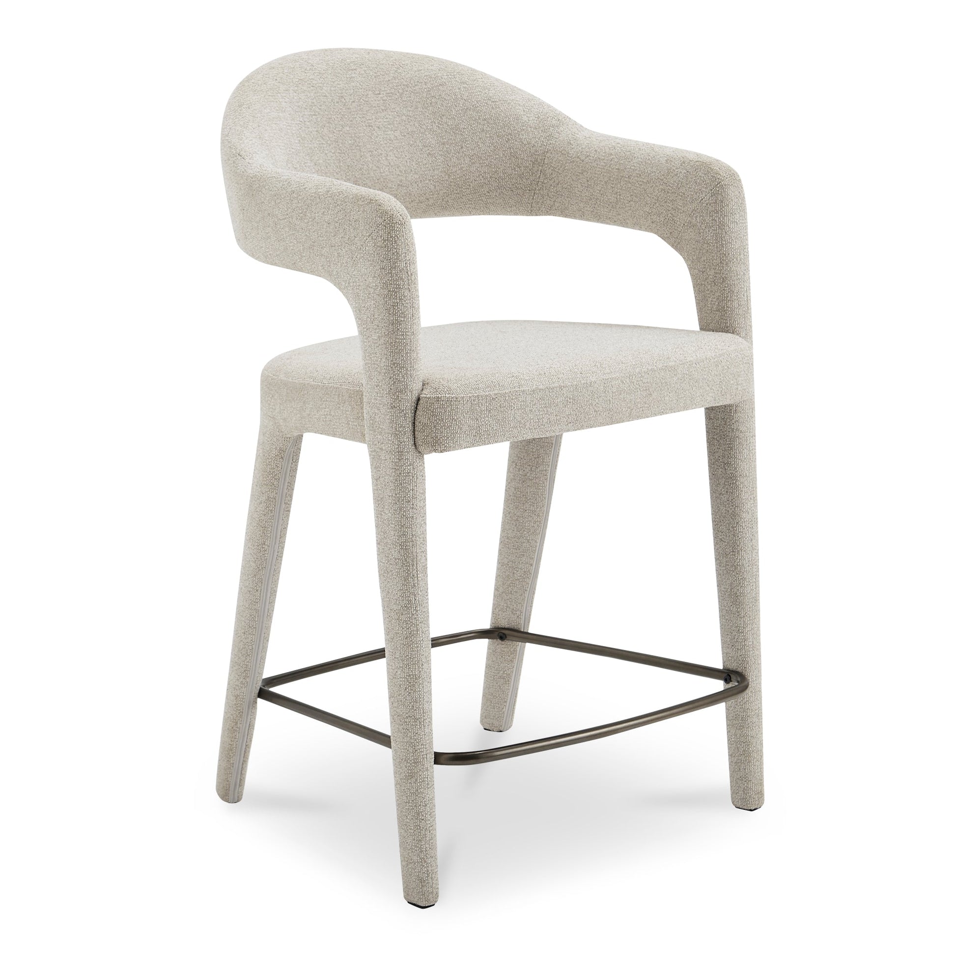 Martens Beige Counter Stool - Ornate Home