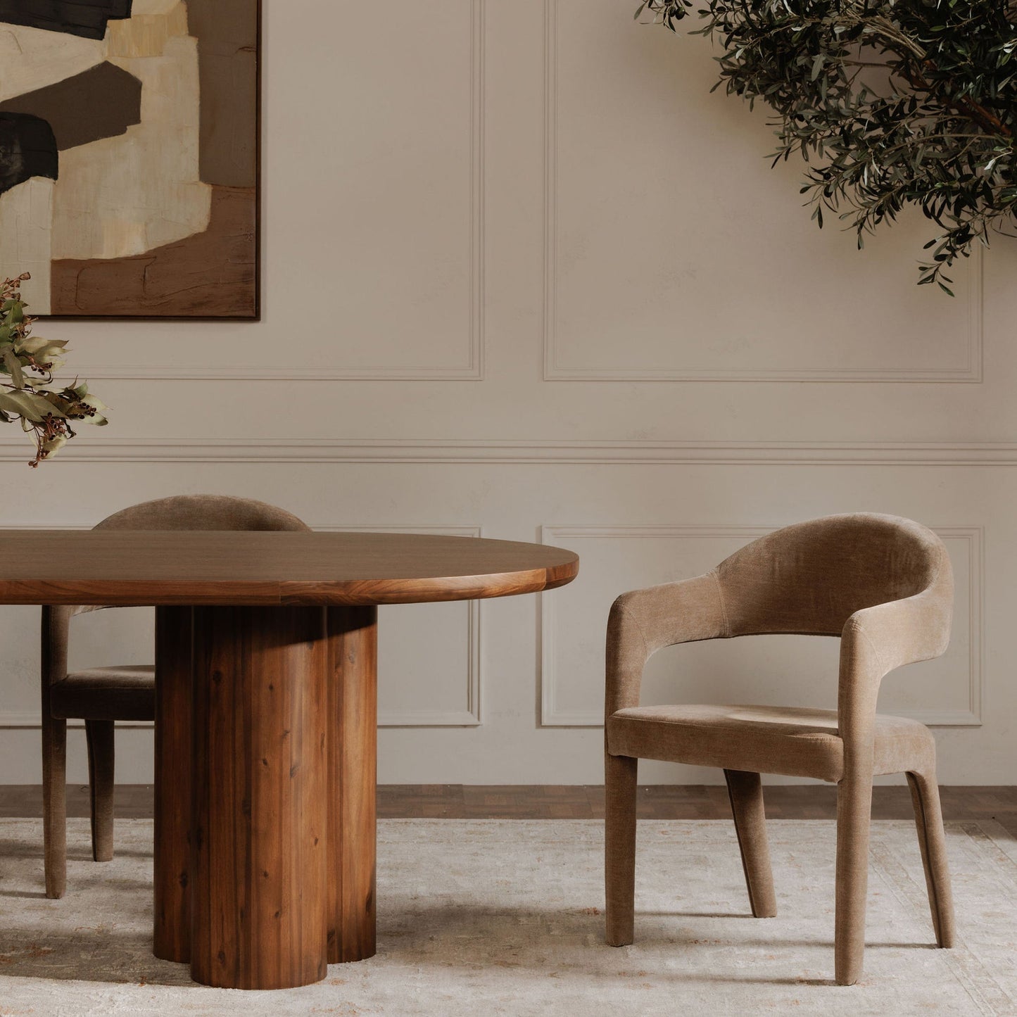 Martens Camel Dining Chair - Ornate Home