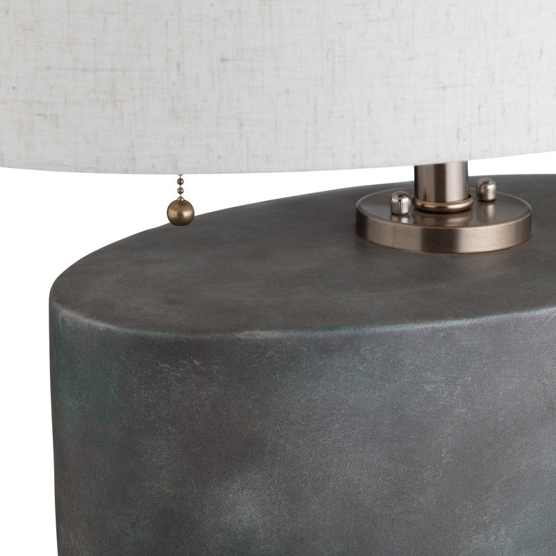 Mason Grey/Silver Table Lamp - Ornate Home