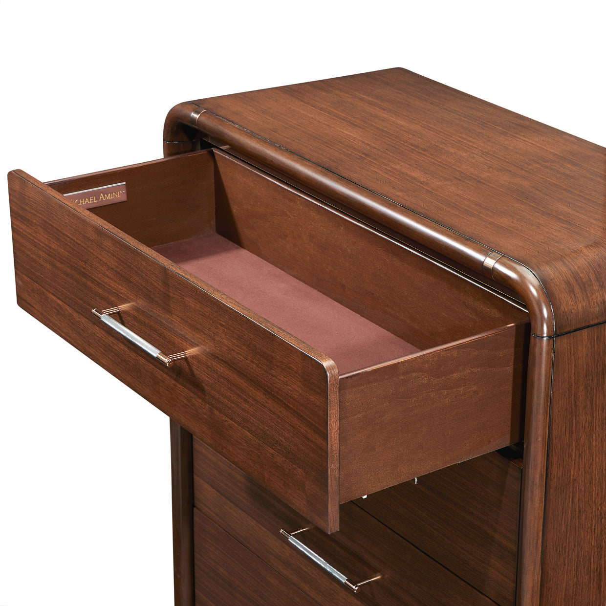 Mason Park Umber 5-Drawer Gentlemen's Chest - Ornate Home