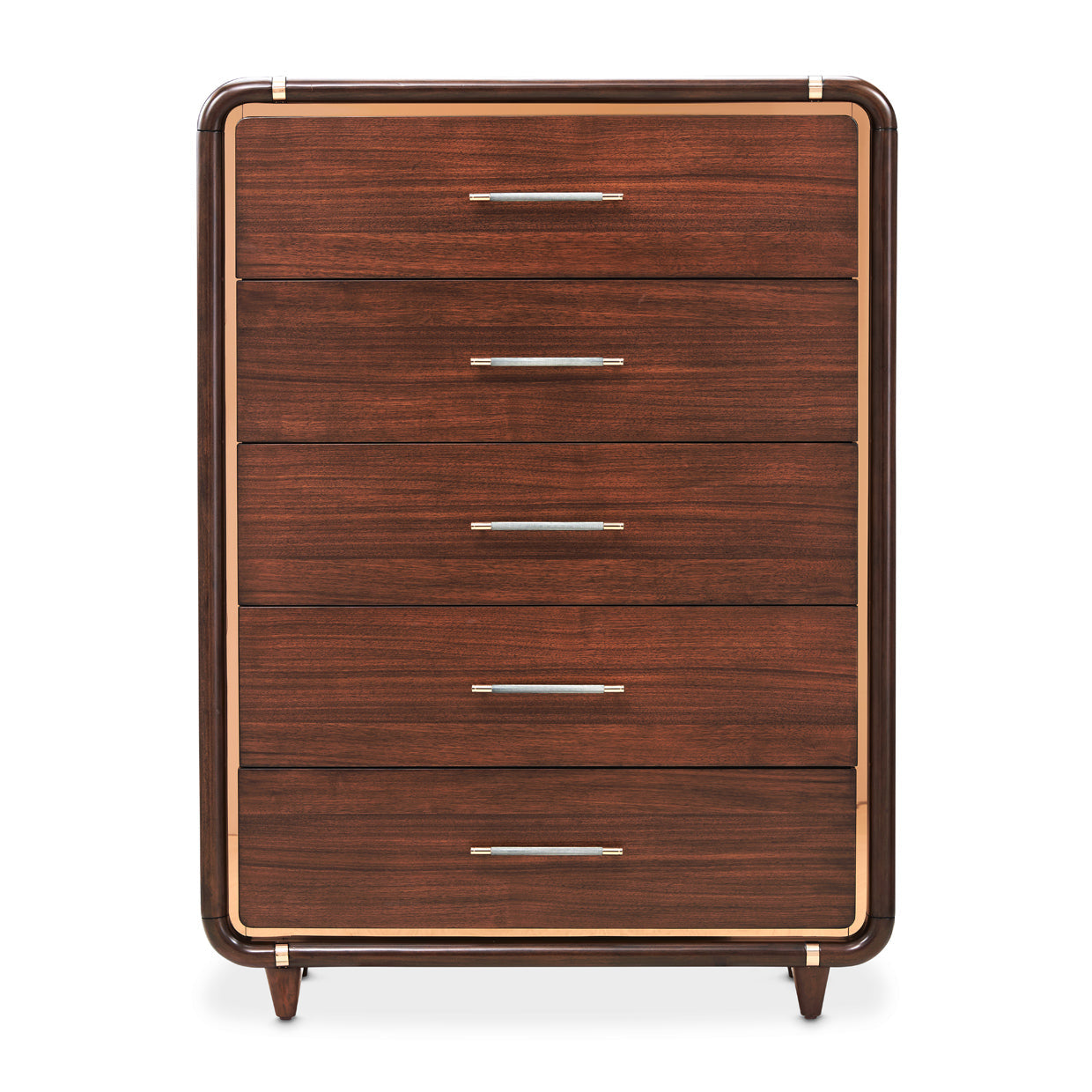 Mason Park Umber 5-Drawer Gentlemen's Chest - Ornate Home