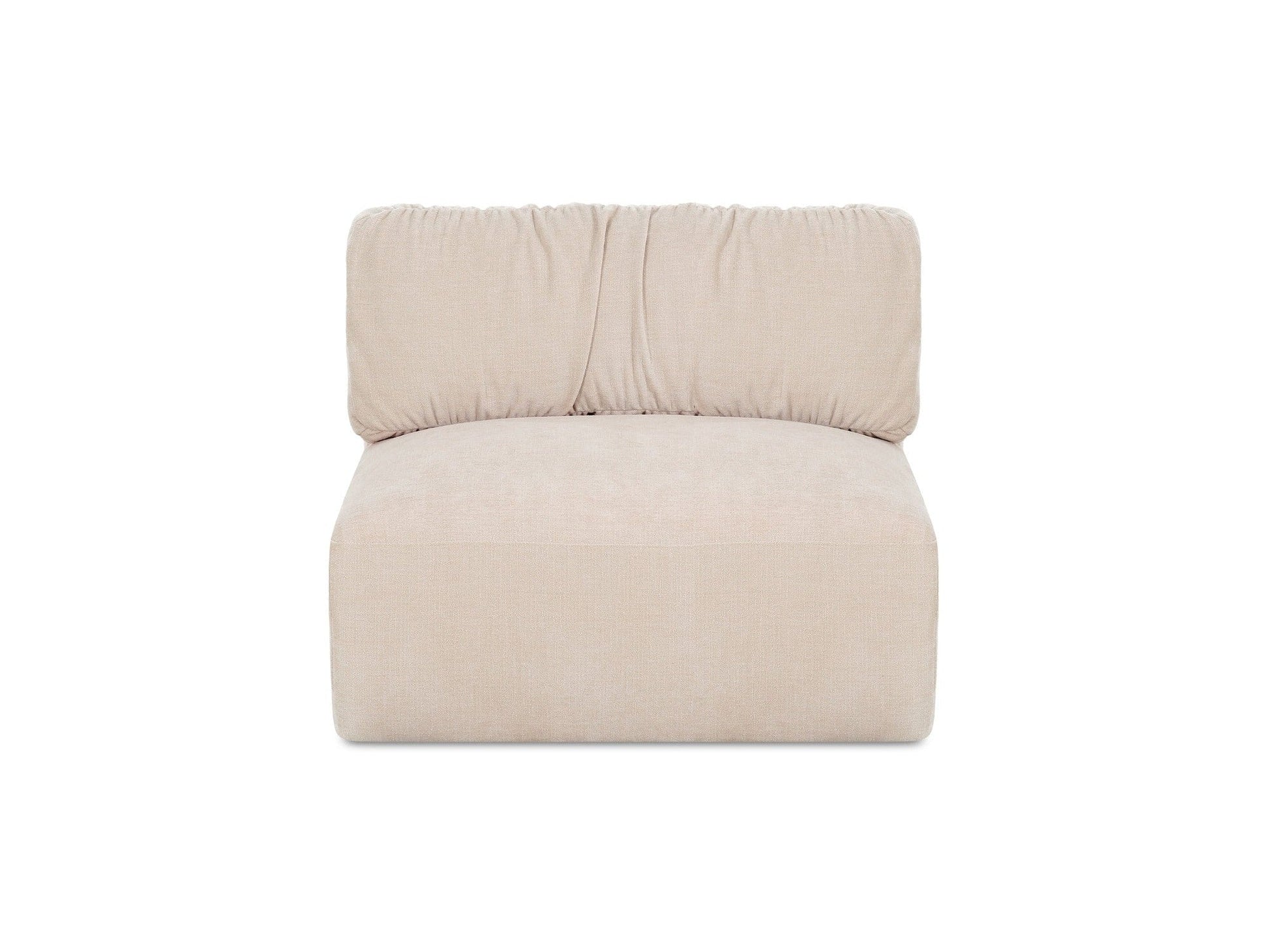 Matina Oatmeal Slipper Chair - Ornate Home