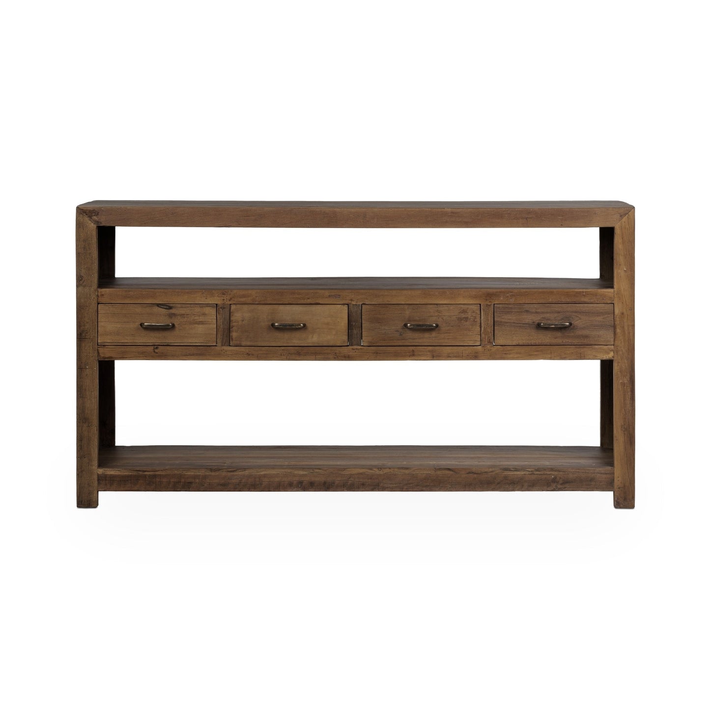 Mattai Natural 4 Drawer Console Table - Ornate Home