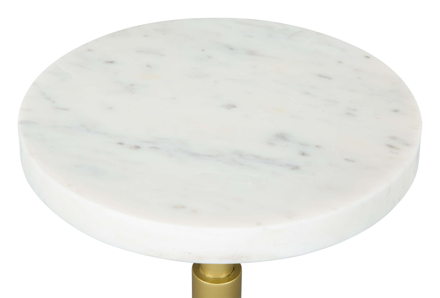 Maurice White & Gold Side Table - Ornate Home