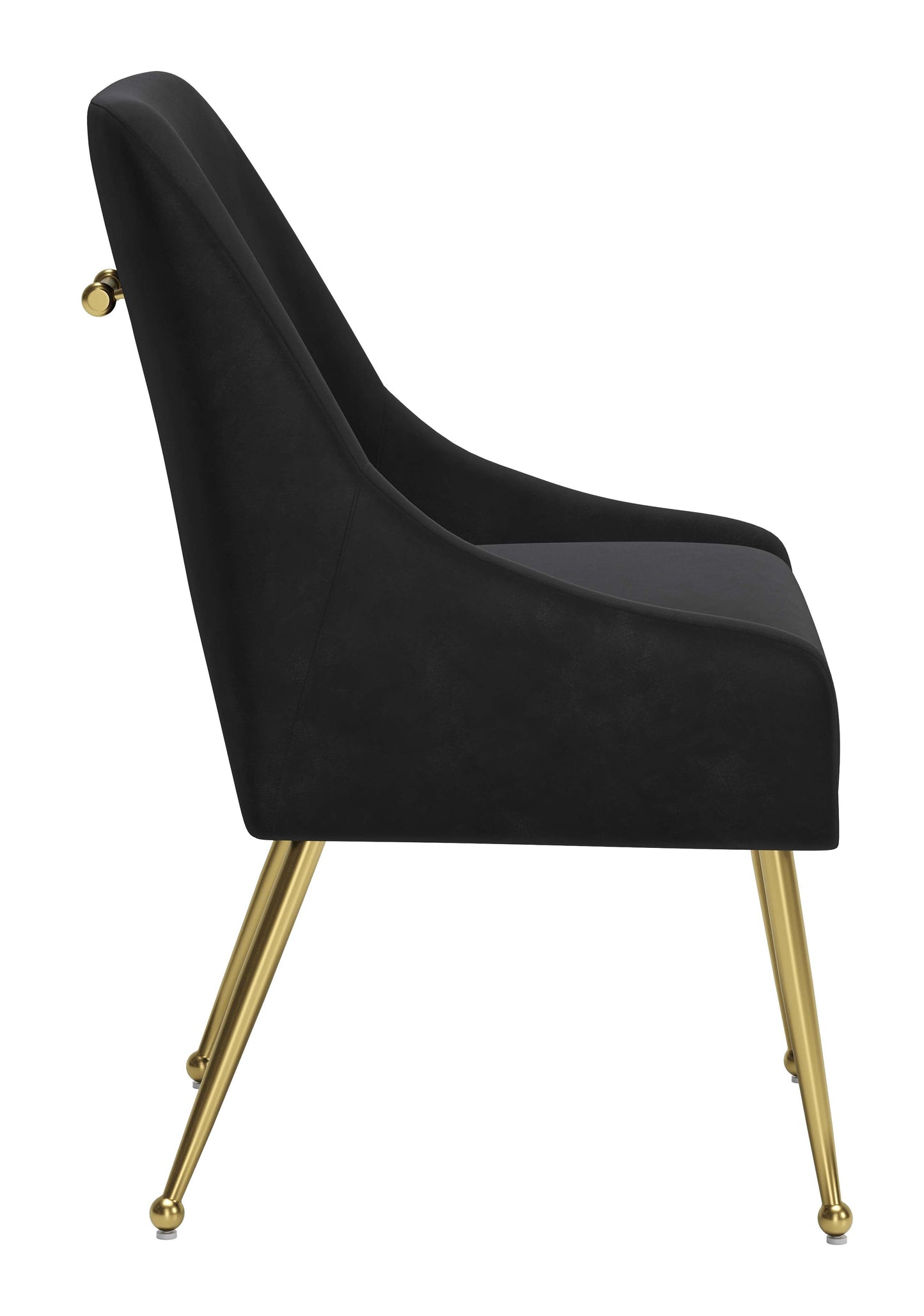 Maxine Black & Gold Dining Chair - Ornate Home