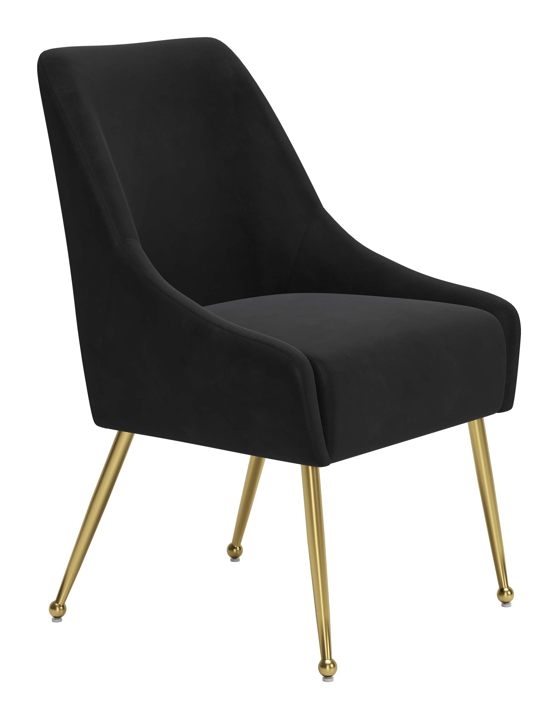Maxine Black & Gold Dining Chair - Ornate Home