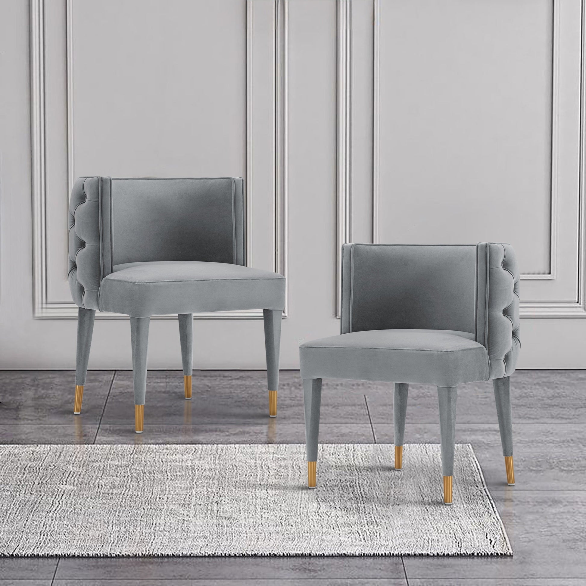 Maya Dining Chair in Grey - Ornate Home