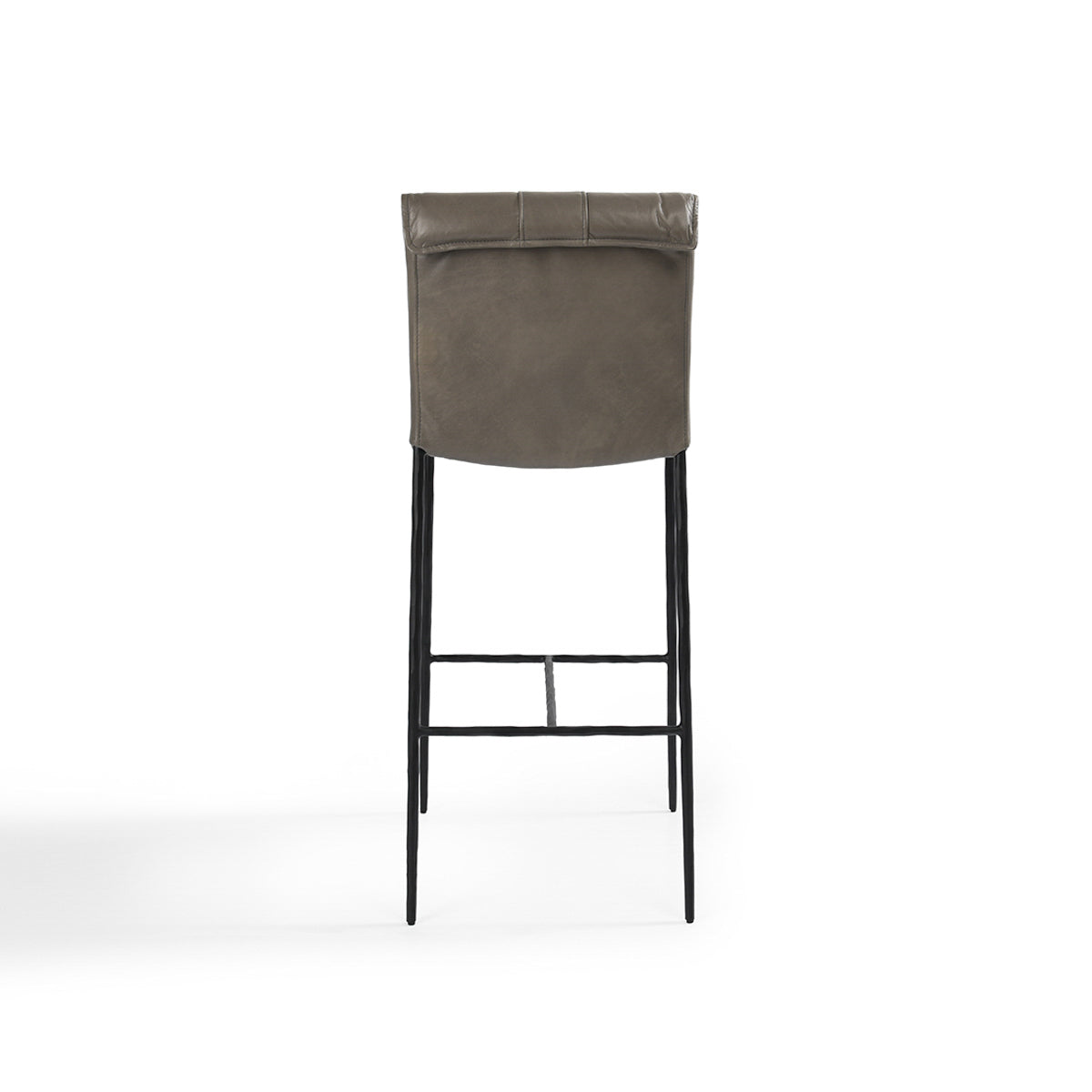 Mayer Pewter Gray Bar Stool - Ornate Home