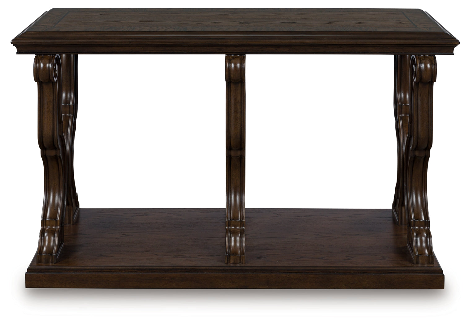Maylee Dark Brown Sofa Table- Viva Furn