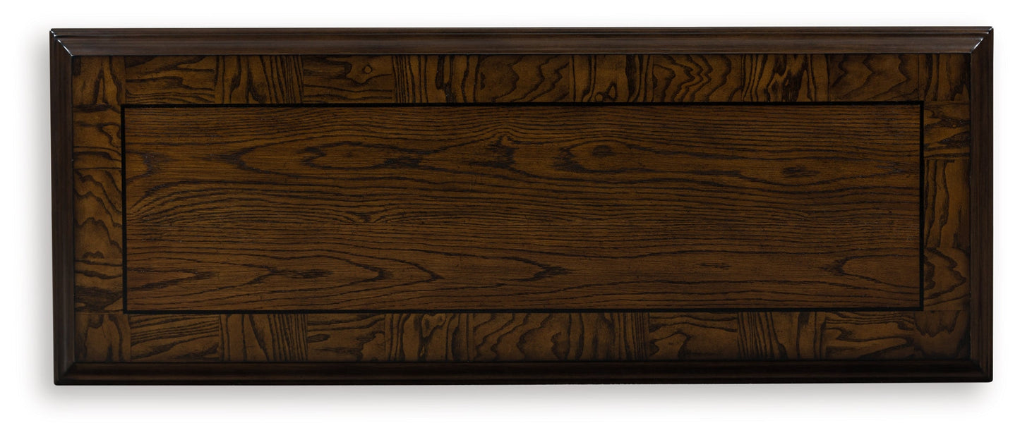 Maylee Dark Brown Sofa Table- Viva Furn