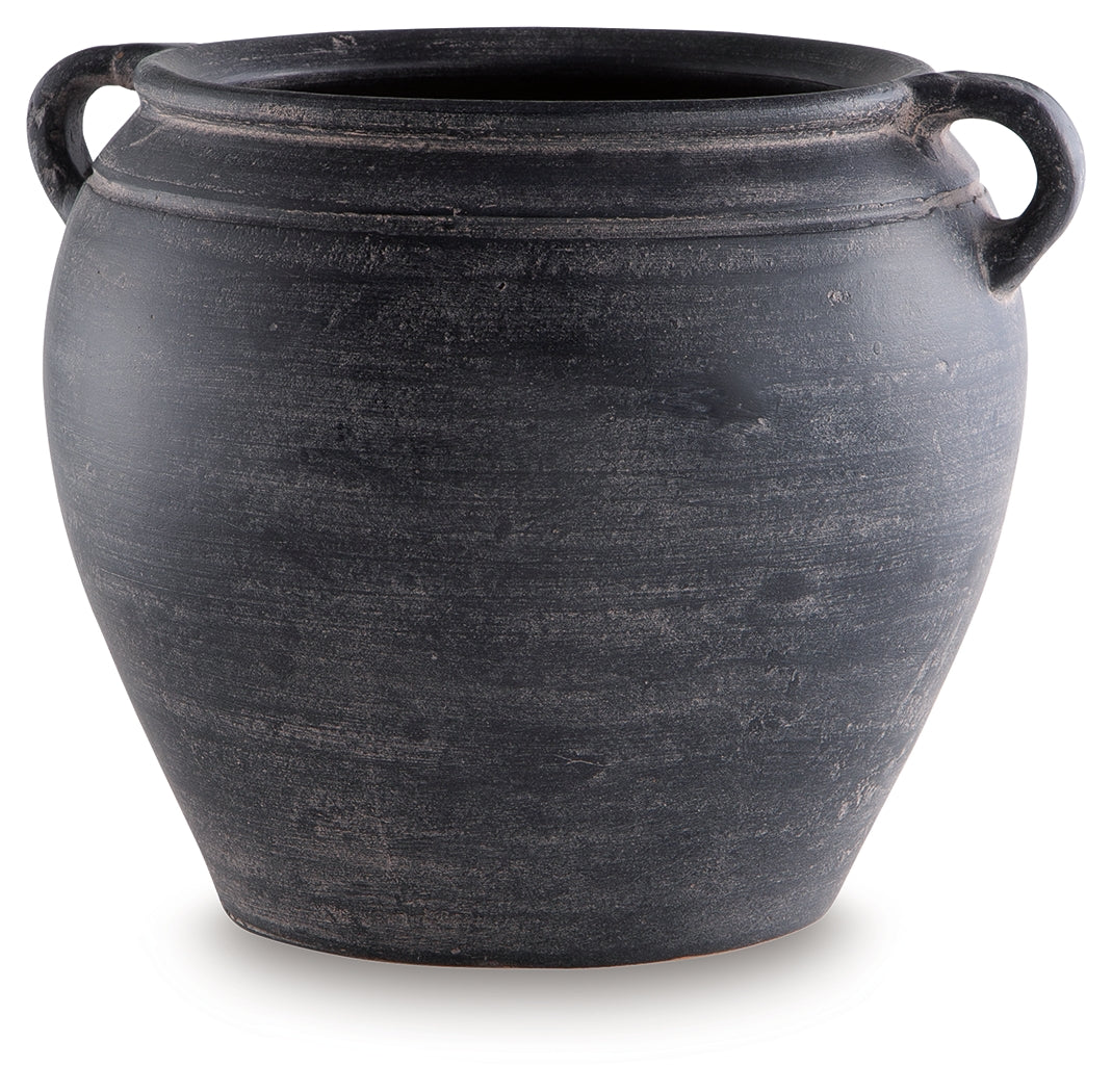 Meadie Black Vase- Viva Furn