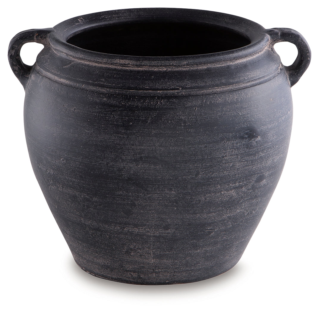 Meadie Black Vase- Viva Furn