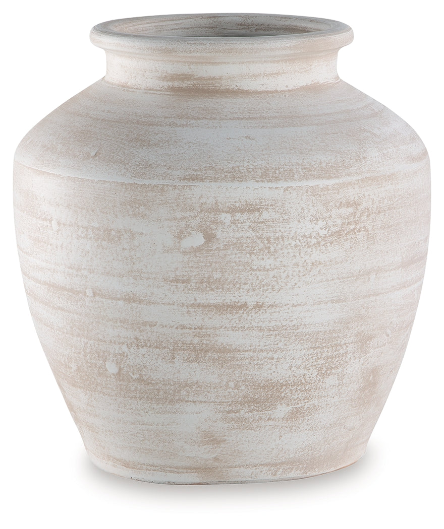 Meadie White Vase- Viva Furn