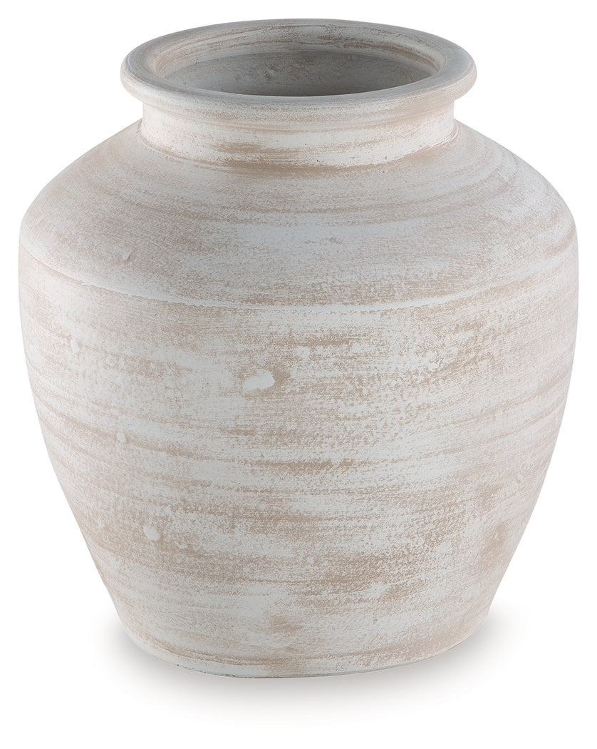 Meadie White Vase- Viva Furn