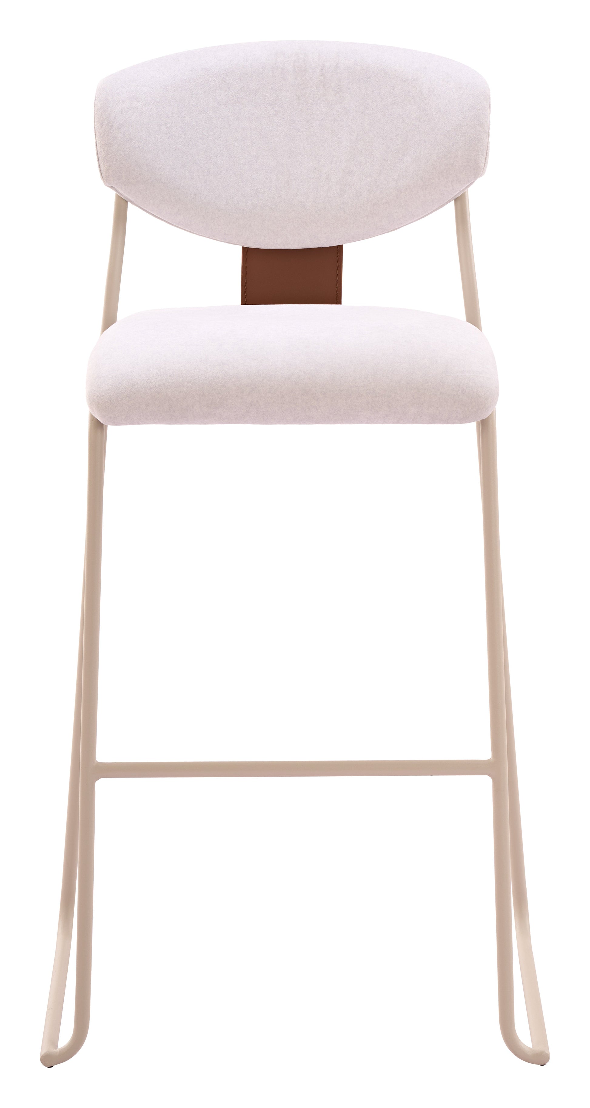 Meadow Cloud White Barstool (Set of 4) - Ornate Home