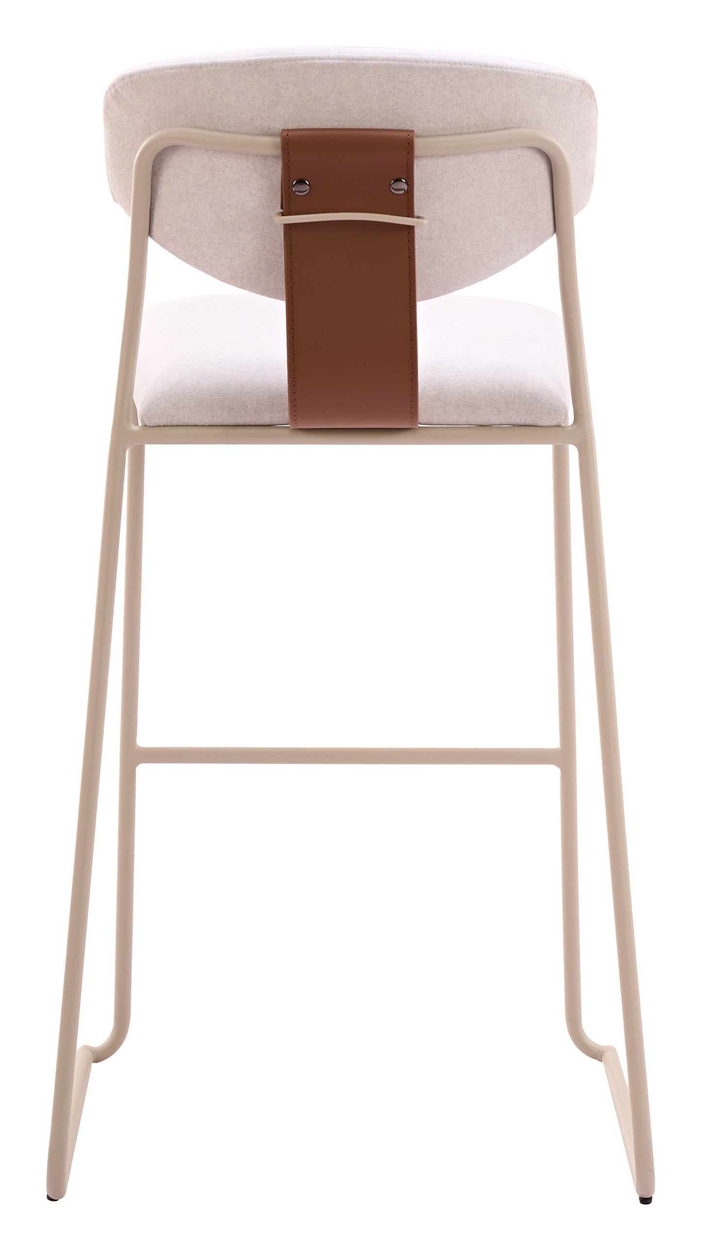 Meadow Cloud White Barstool (Set of 4) - Ornate Home