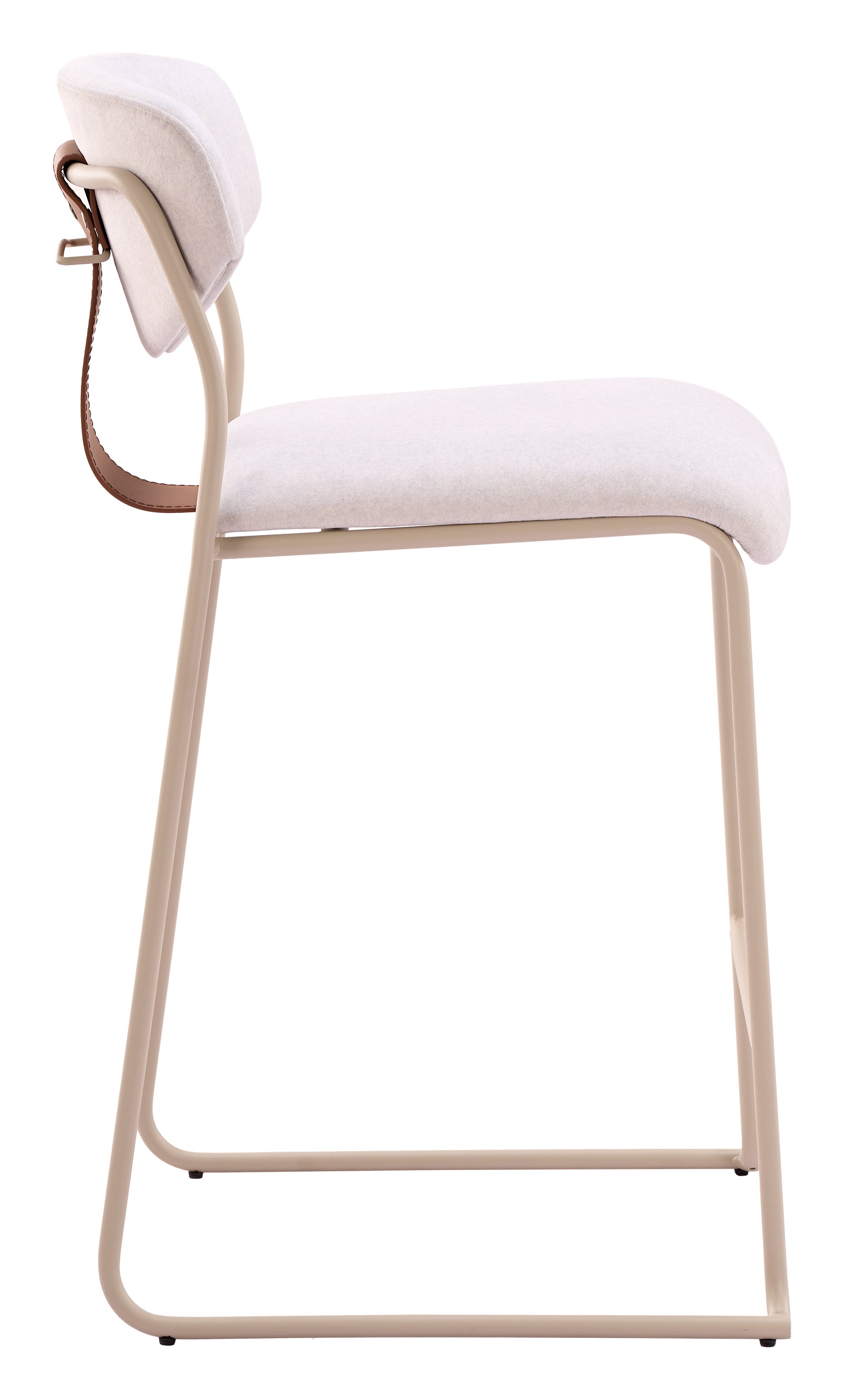 Meadow Cloud White Counter Stool (Set of 4) - Ornate Home