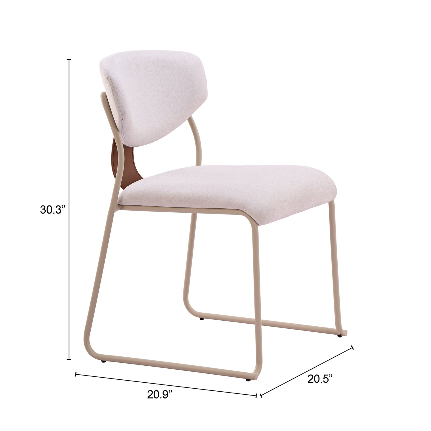 Meadow Cloud White Dining Chair (Set of 4) - Ornate Home