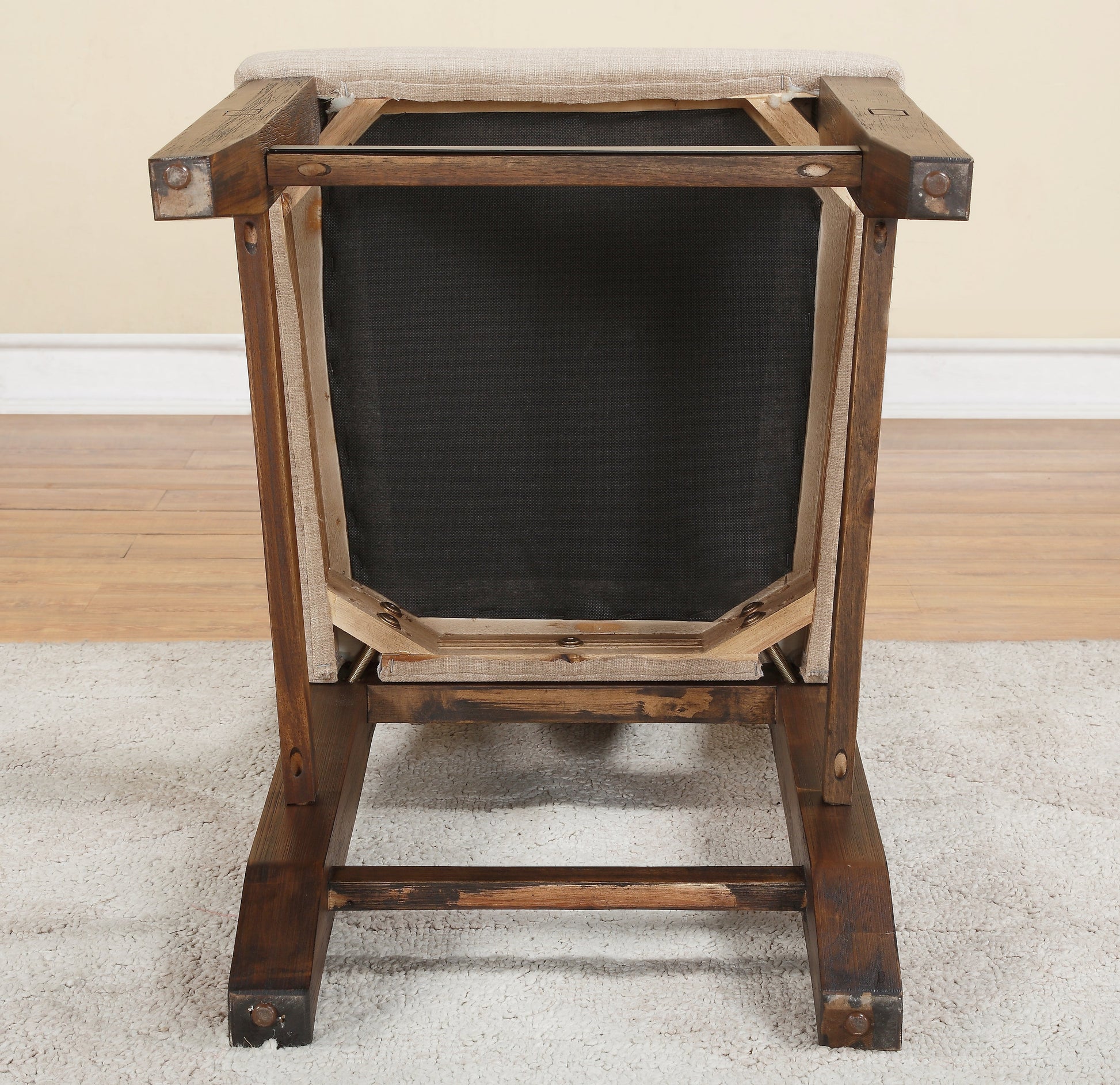 Meadow Wicker Dining Chair in Brick Brown (Set of 2) - Ornate Home
