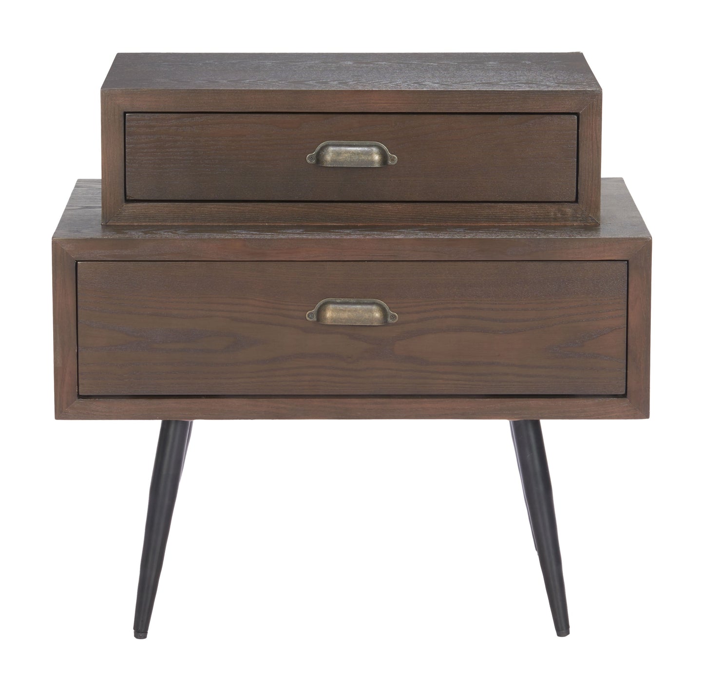 Mechy Brown Side Table - Ornate Home