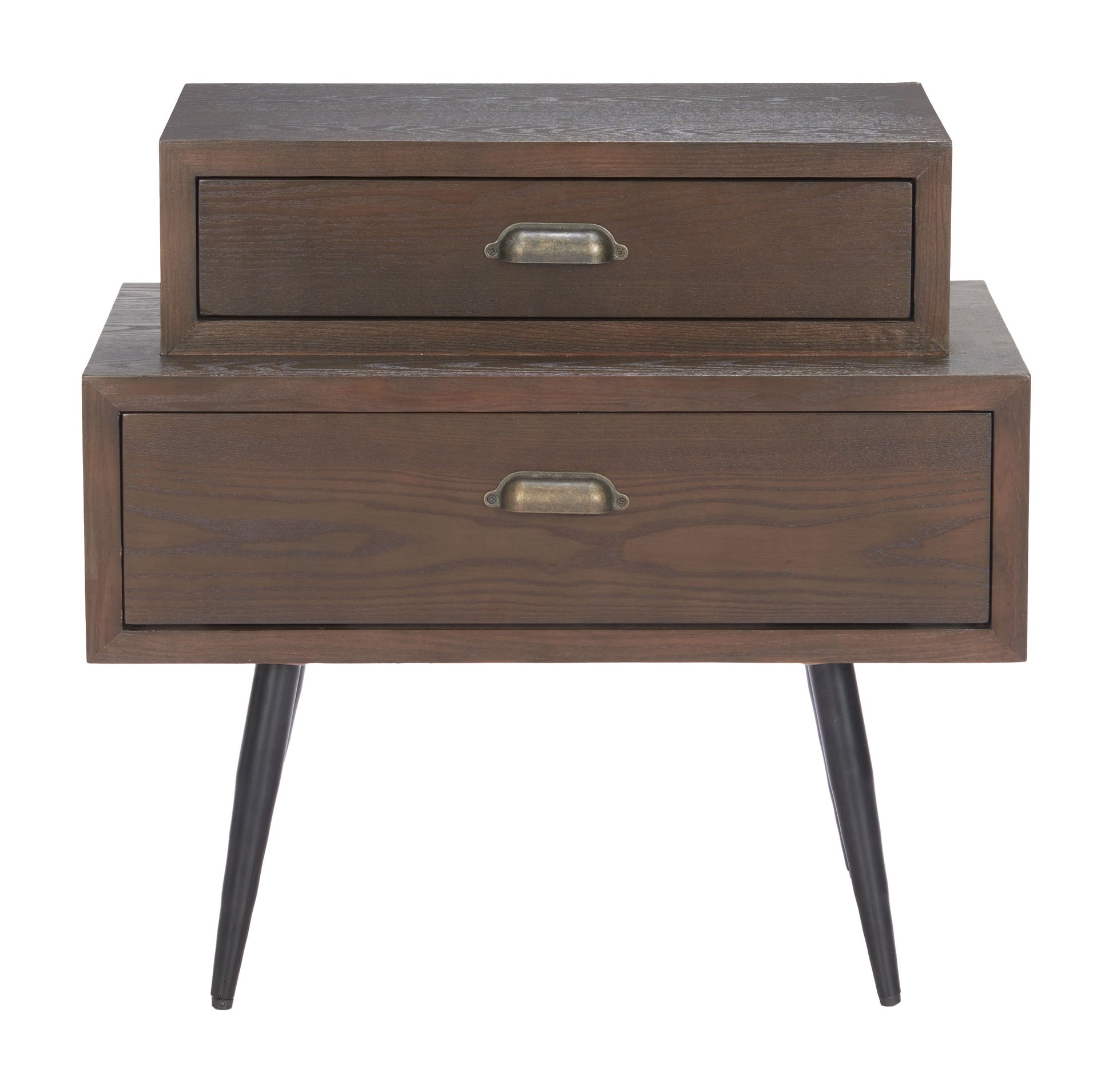 Mechy Brown Side Table - Ornate Home