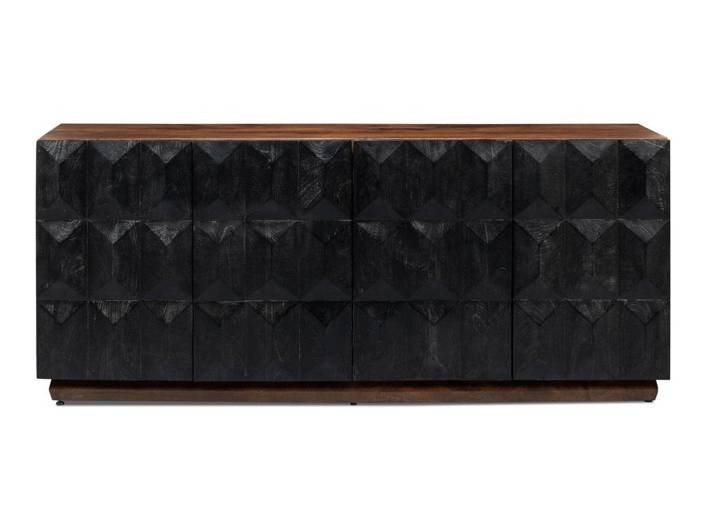 Megan Black Sideboard - Ornate Home