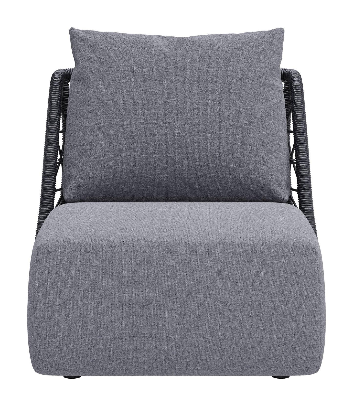 Mekan Gray Outdoor Accent Chair - Ornate Home
