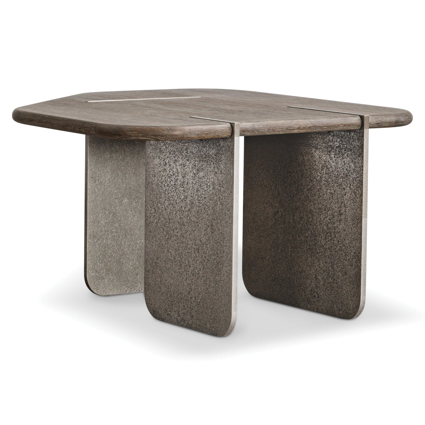 Melba Puma/Graphite Cocktail Table (30.25" x 36" x 17") - Ornate Home