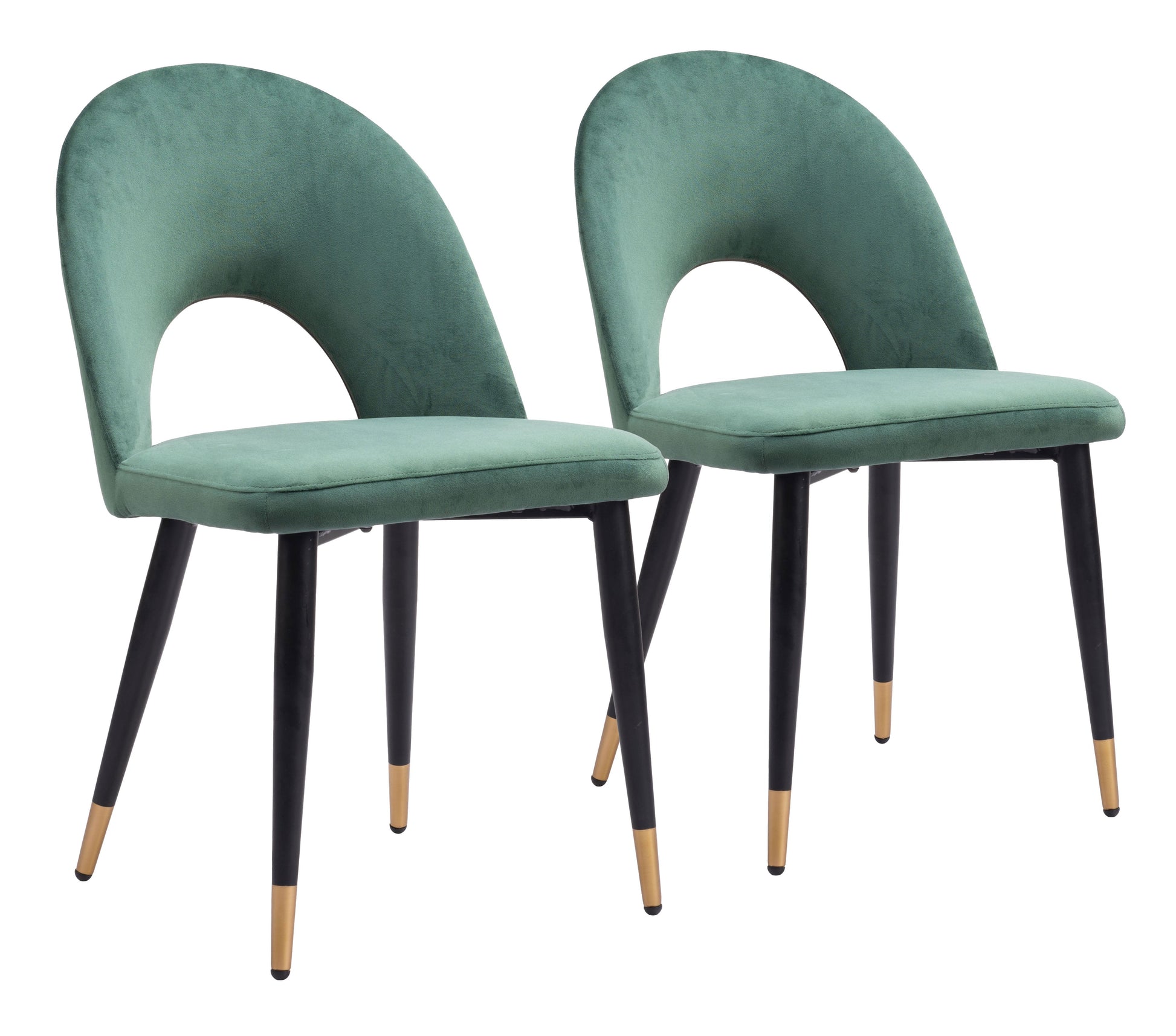 Menlo Green Dining Chair (Set of 2) - Ornate Home