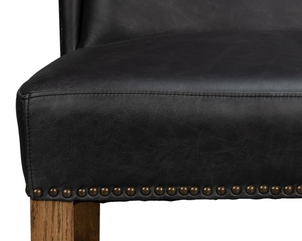 Mercado Black High Back Dining Chair (Set of 2) - Ornate Home