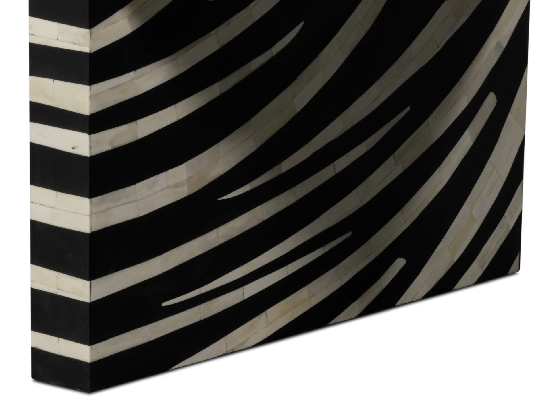 Meridian Brown Bone Inlay Cocktail Table - Ornate Home