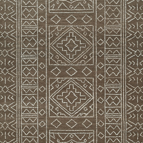 Merrittman Brown/Ivory Medium Rug- Viva Furn