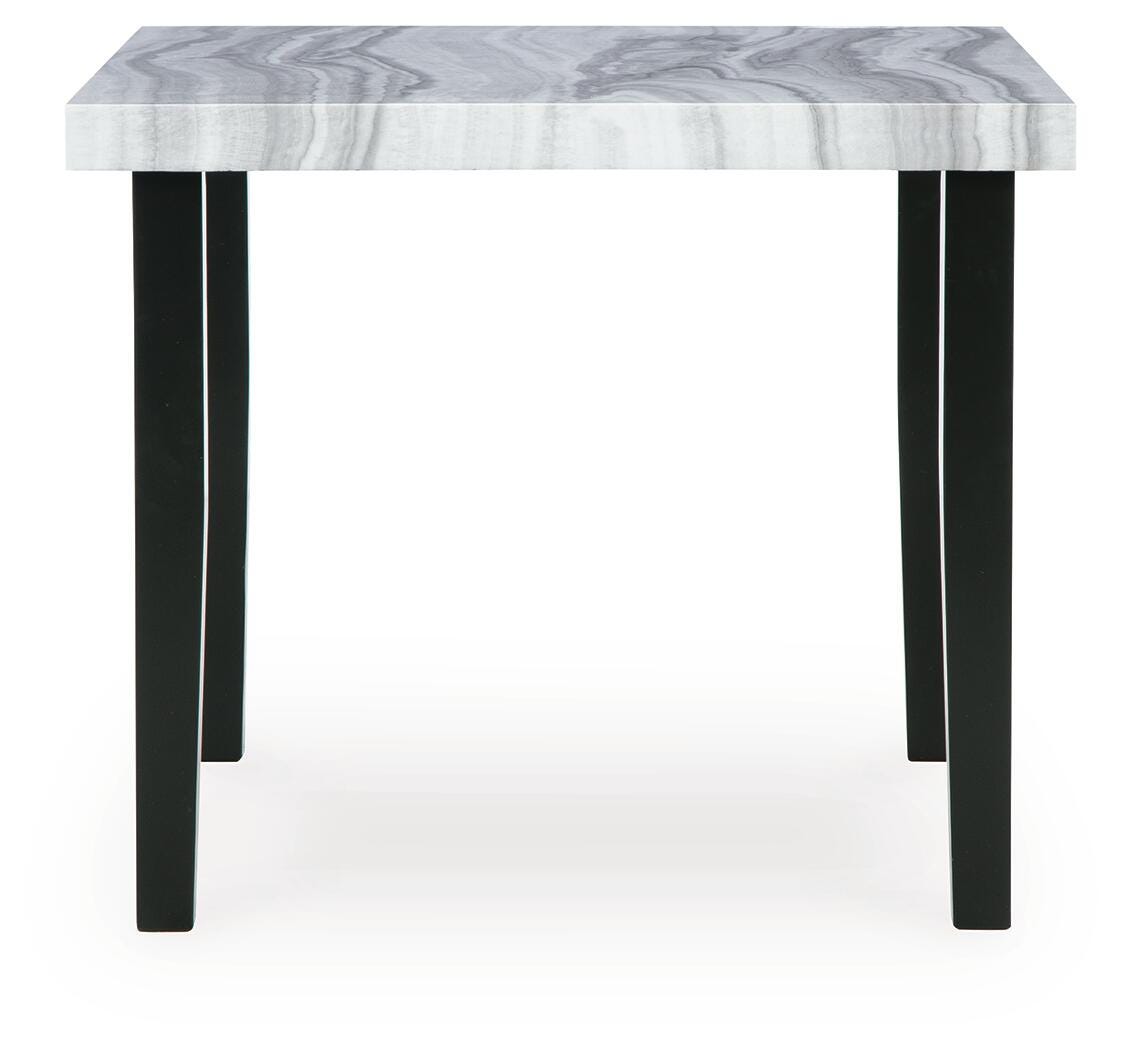 Mervannie Gray/Black Counter Height Dining Table- Viva Furn