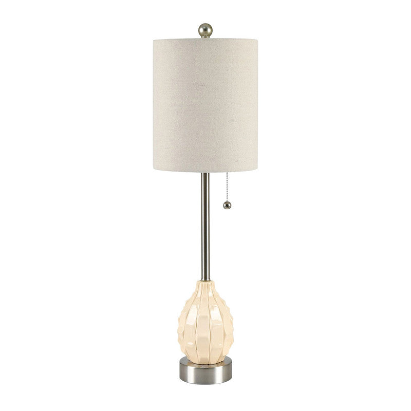 Meyer Cream/Silver Buffet Lamp (Set of 2) - Ornate Home