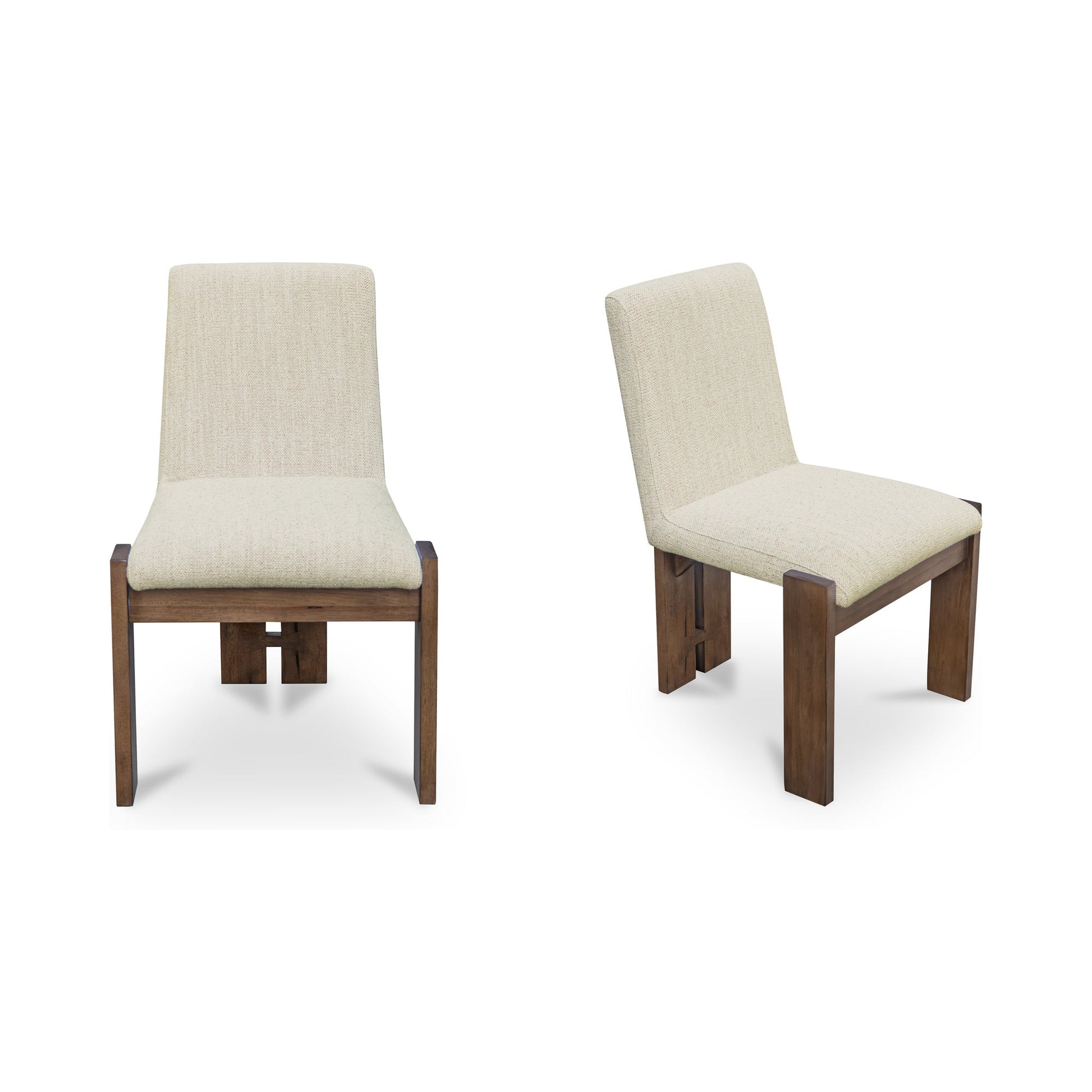 Mia Beige/Cashew Dining Chair (Set of 2) - Ornate Home