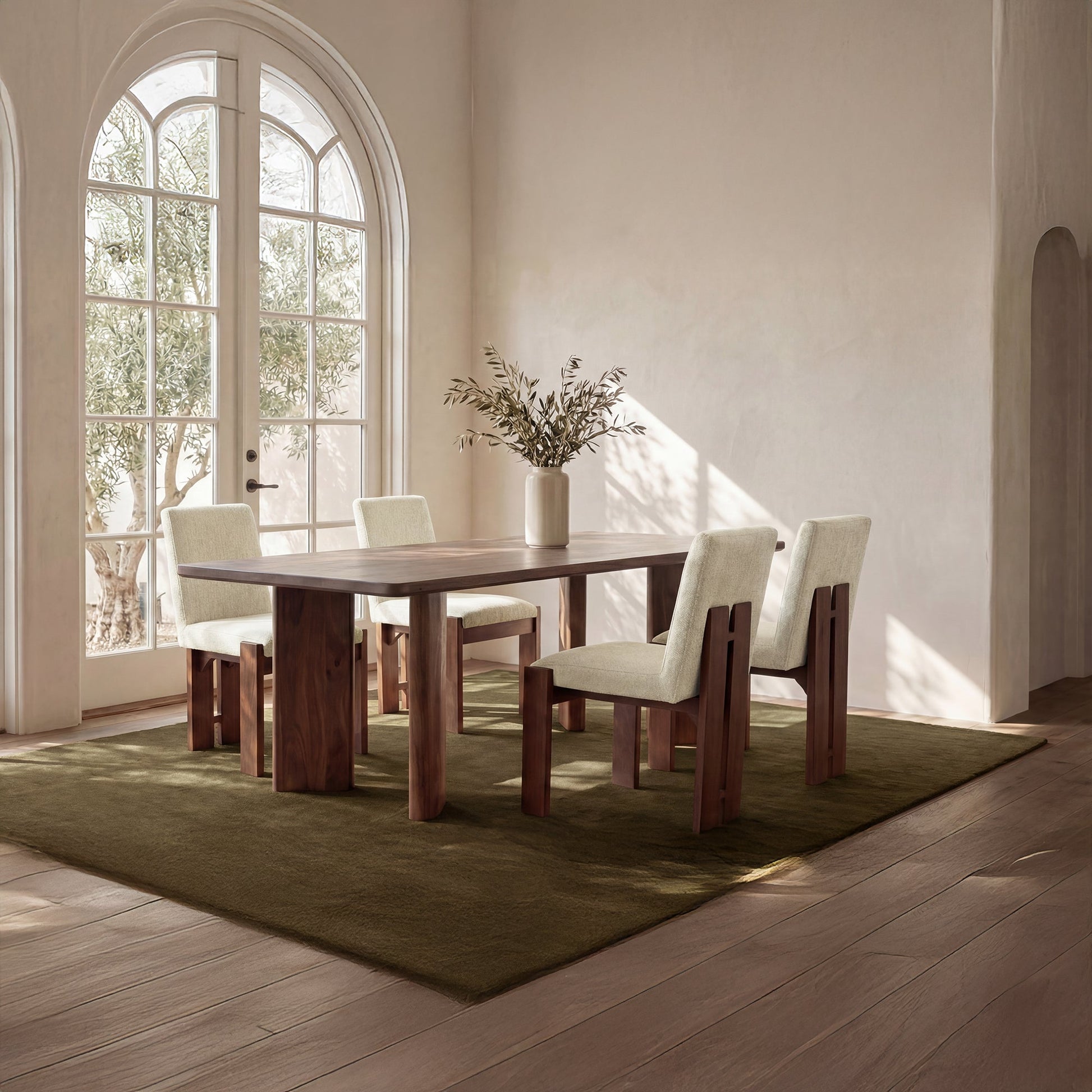 Mia Beige/Cashew Dining Chair (Set of 2) - Ornate Home