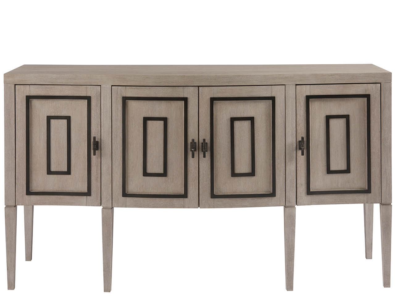 Midtown Beige/Matte Black Sideboard - Ornate Home