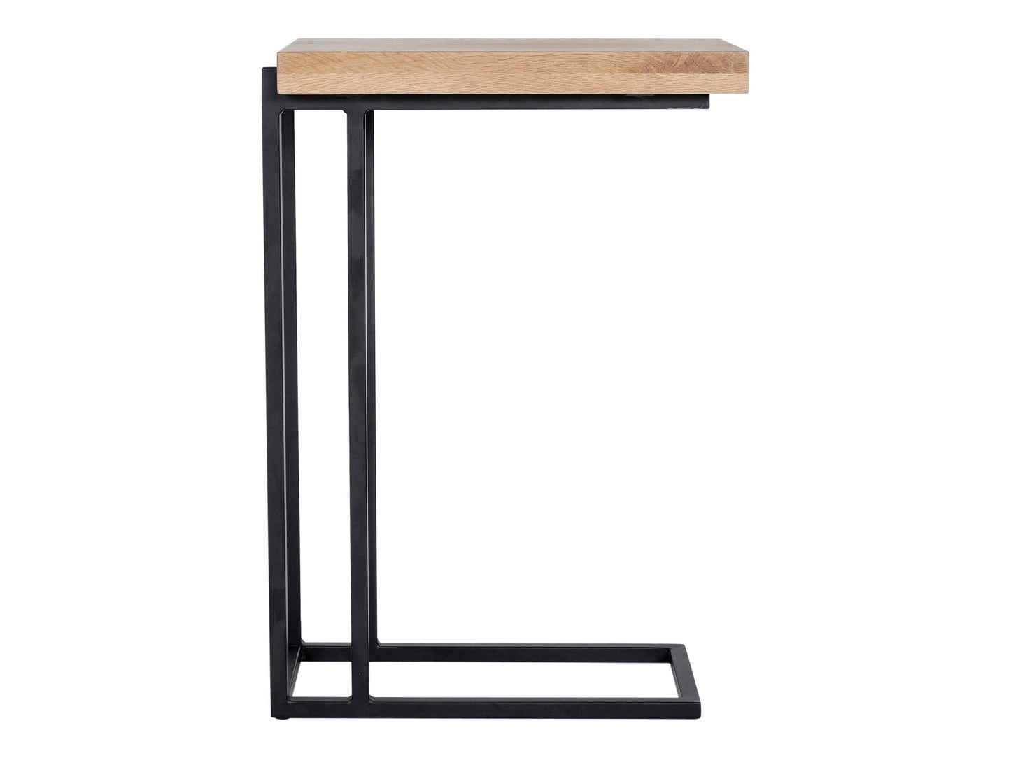 Mila Natural C Shaped Side Table - Ornate Home