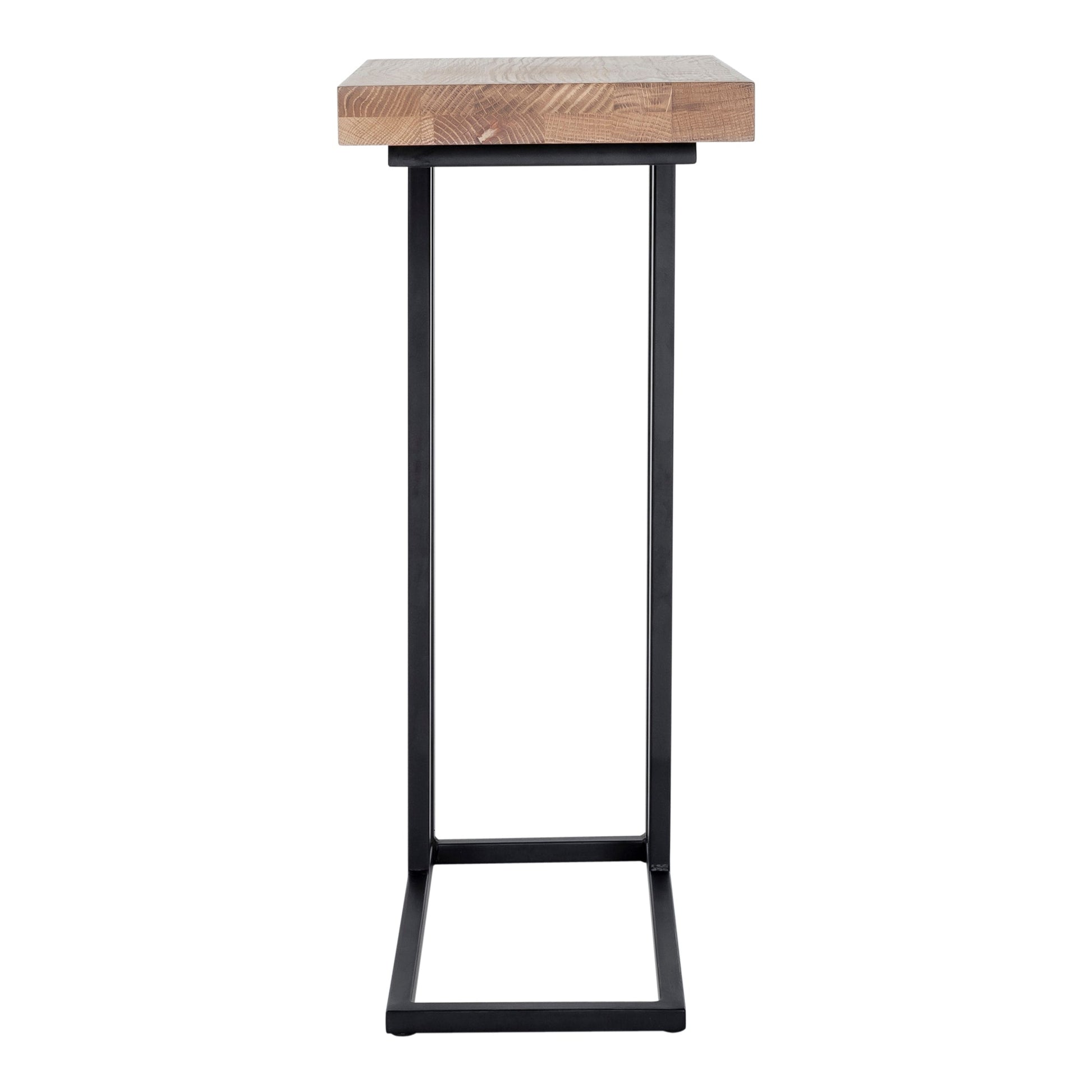 Mila Natural C Shaped Side Table - Ornate Home