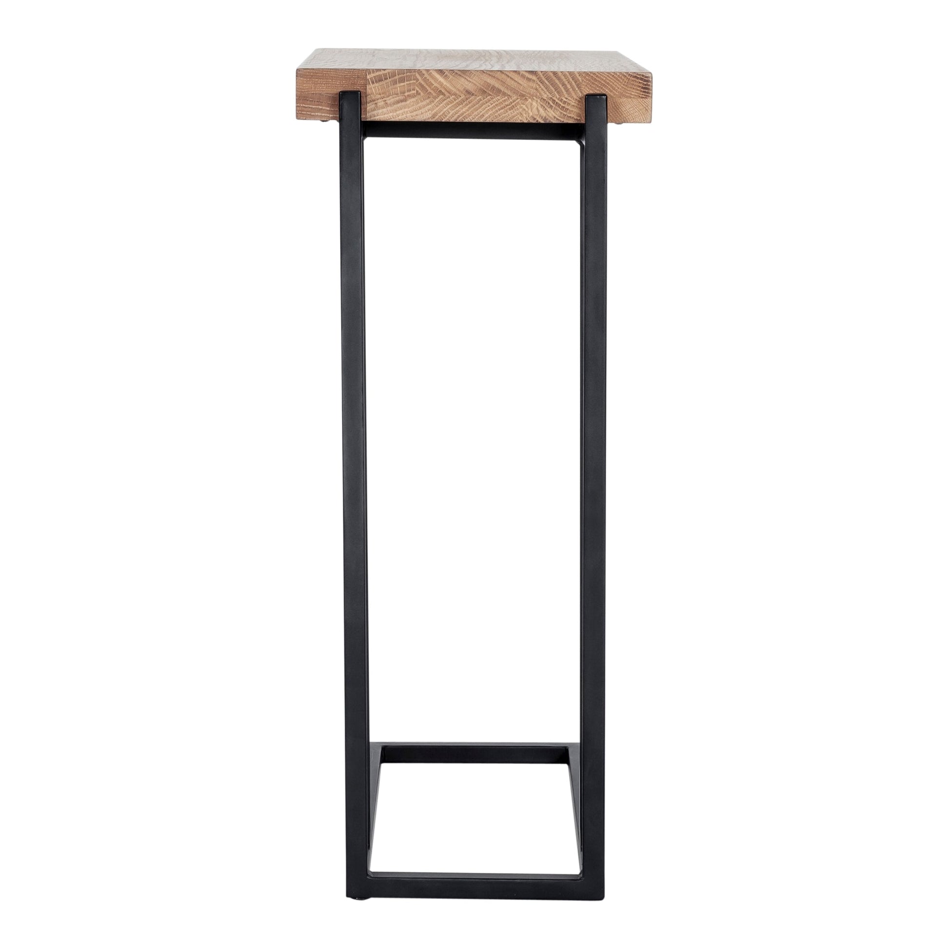 Mila Natural C Shaped Side Table - Ornate Home