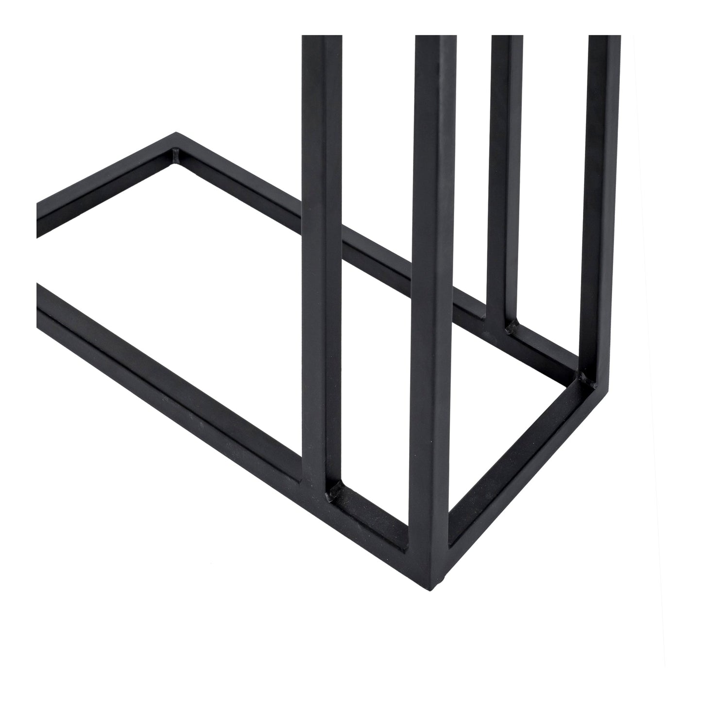 Mila Natural C Shaped Side Table - Ornate Home