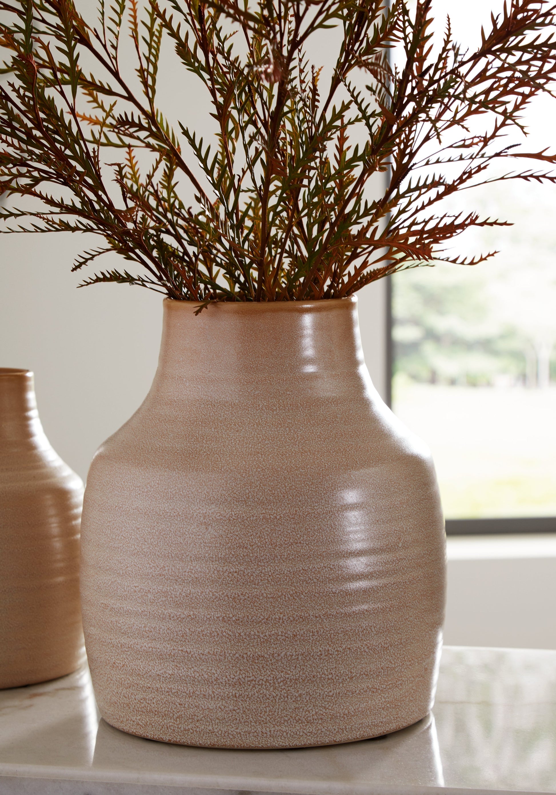 Millcott Tan Vase- Viva Furn
