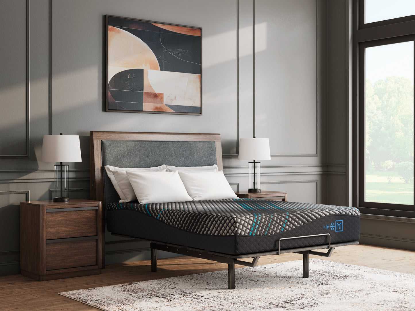 Millennium 2.0 Foam 12 Inch Black King Mattress- Viva Furn