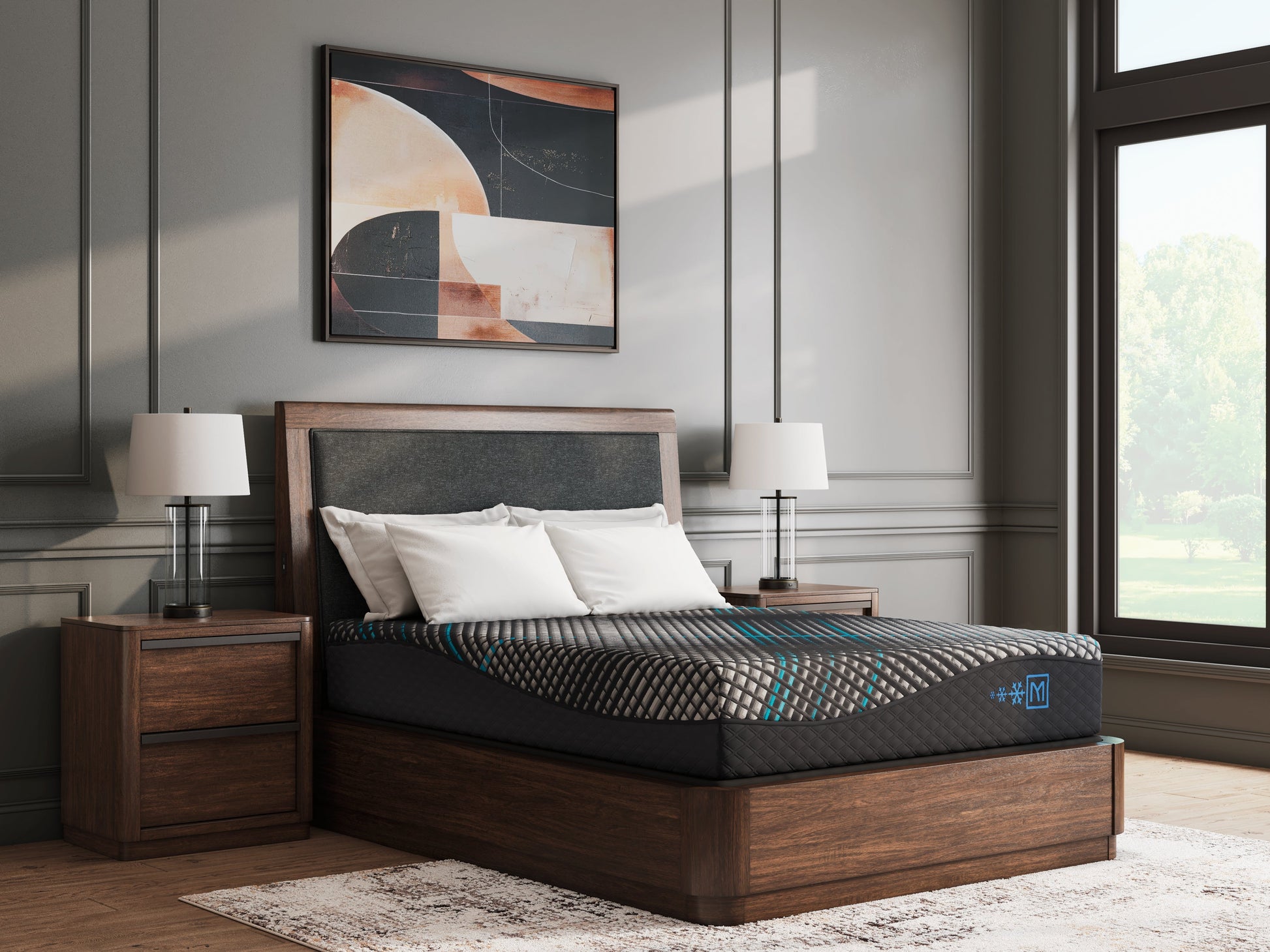Millennium 2.0 Foam 12 Inch Black Queen Mattress- Viva Furn