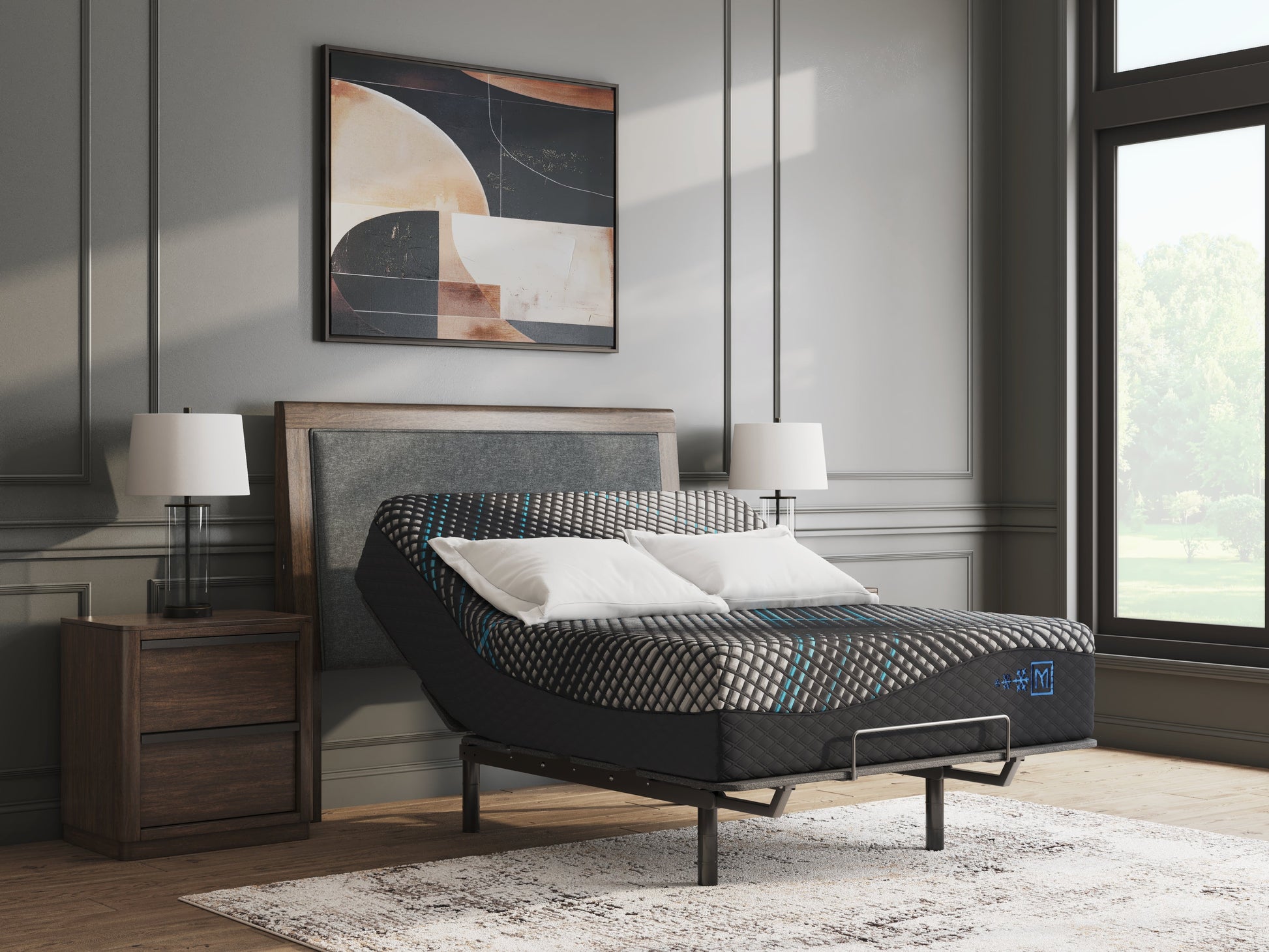 Millennium 2.0 Foam 14 Inch Black California King Mattress- Viva Furn