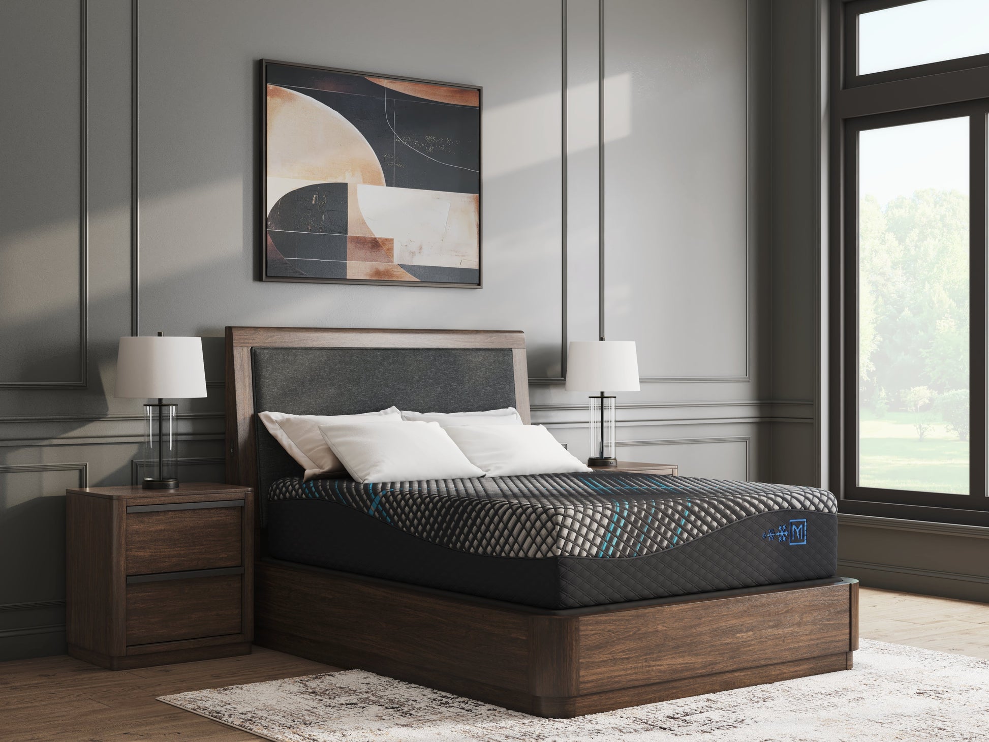 Millennium 2.0 Foam 14 Inch Black Queen Mattress- Viva Furn