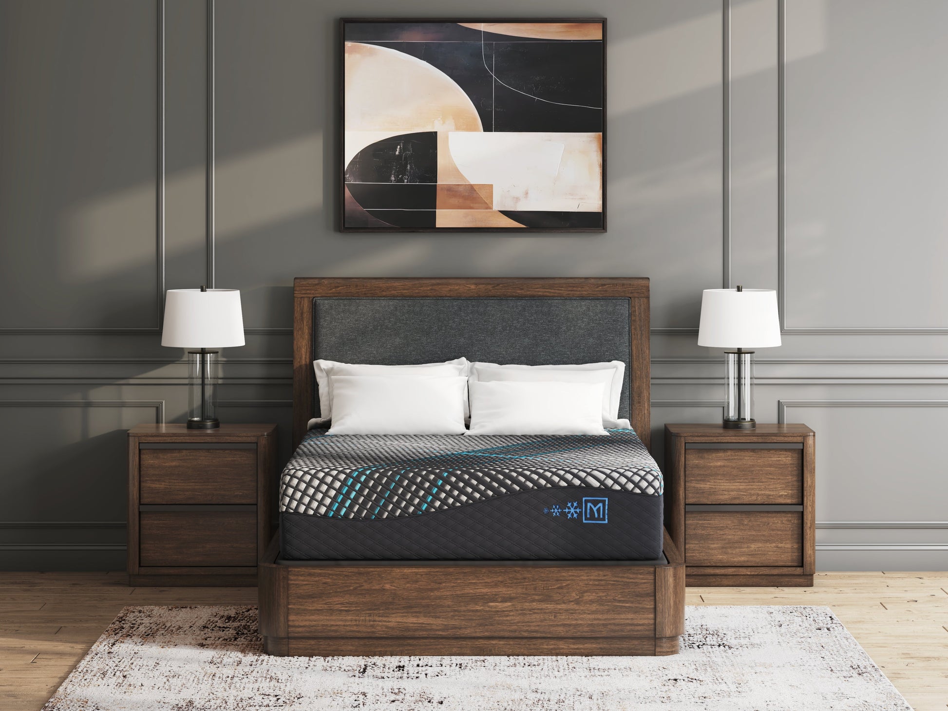 Millennium 2.0 Foam 14 Inch Black Twin XL Mattress- Viva Furn